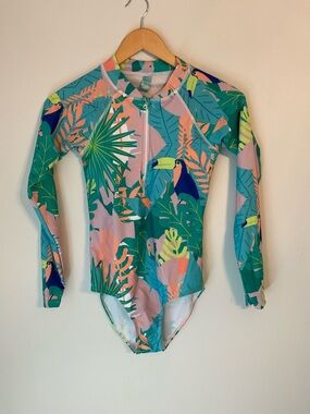 GIRLS LONG SLEEVE BATHING SUIT